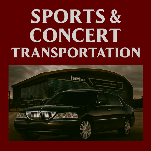 sports and concert transportation in milwaukee, limo, black car