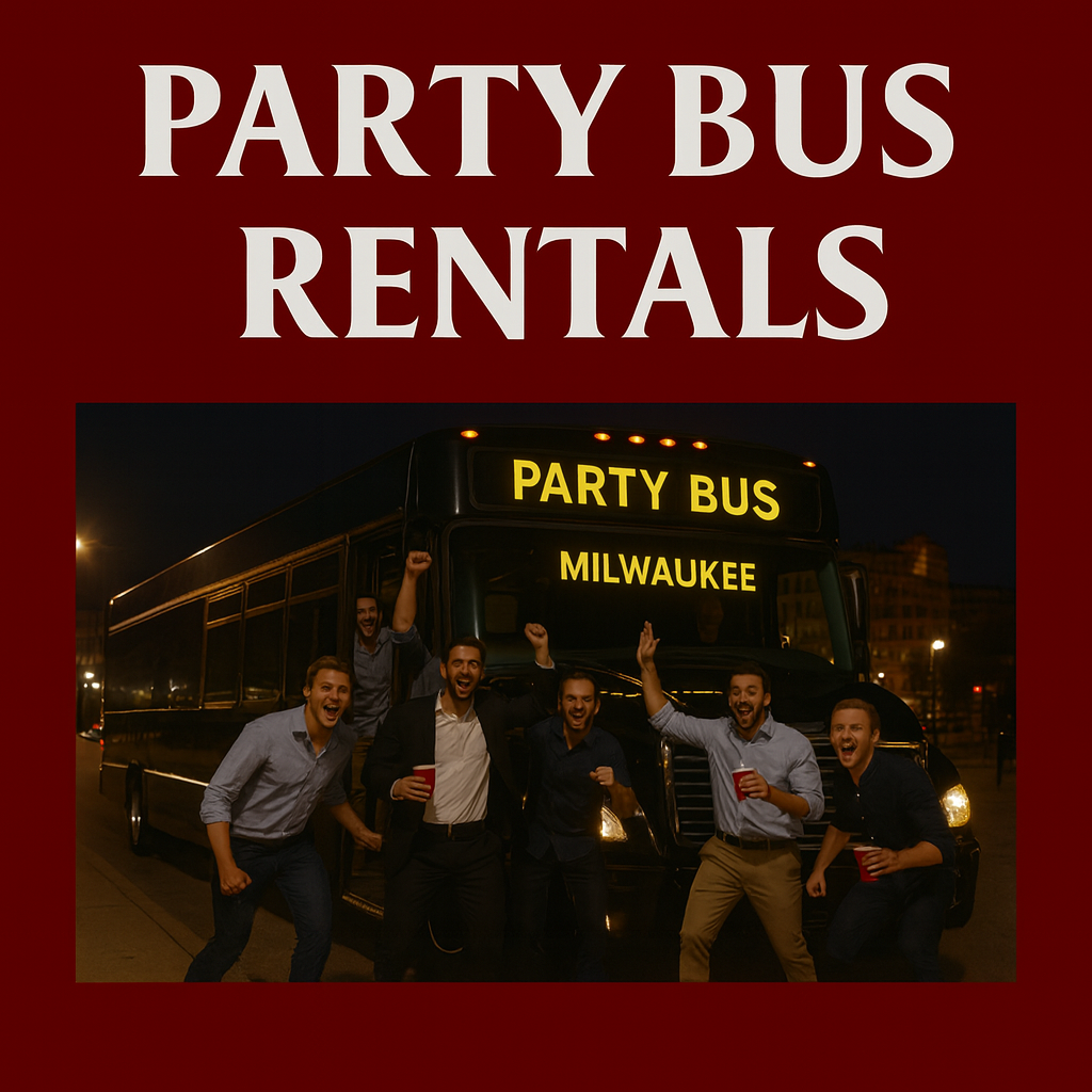 Milwaukee party bus, party bus, Milwaukee